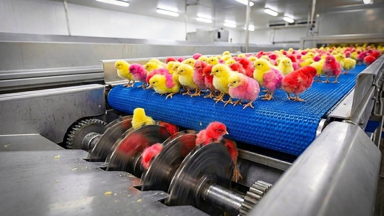 Chicken Mega Factory: Egg Incubation & Broiler Raising Process 2