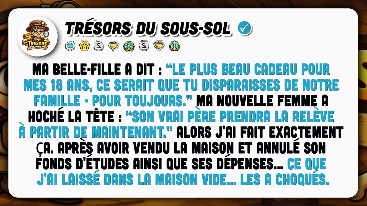 Elles Voulaient Que Je Parte. J'ai Tout Vendu Et Coupé Les Fonds. Le Choc Fut Total.