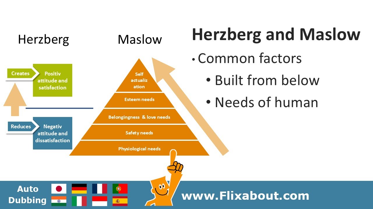 Maslow's hierarchy of needs and Herzberg's two factors theories