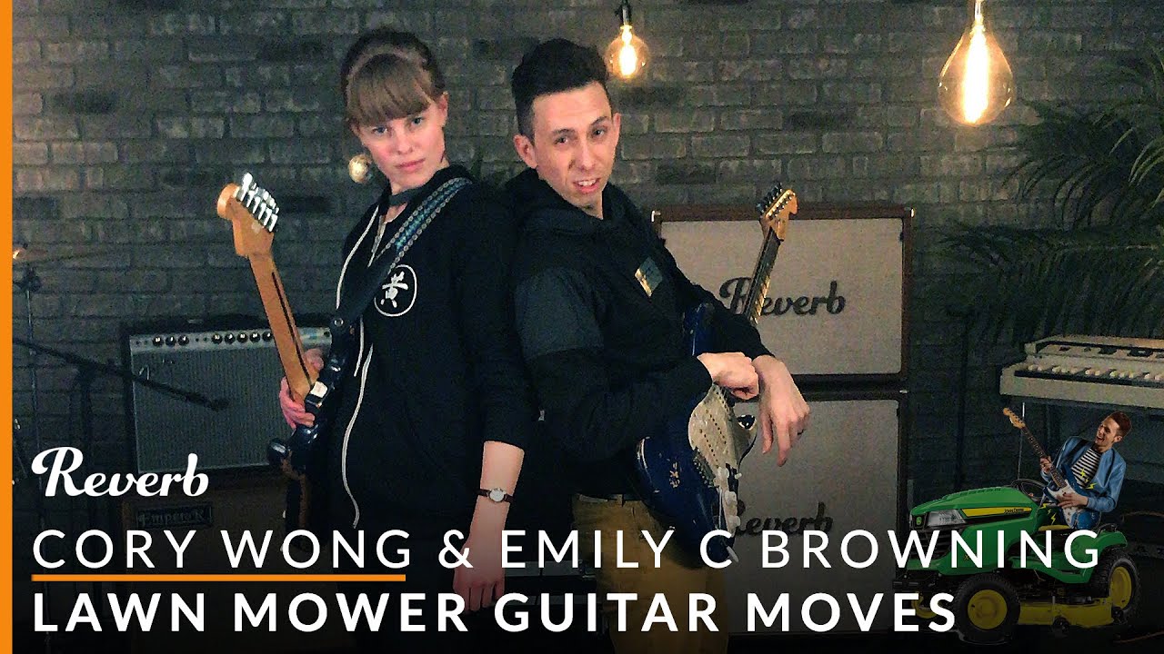 Vulfpeck's Cory Wong: Lawn Mower Guitar Moves w/ Emily C Browning | Reverb