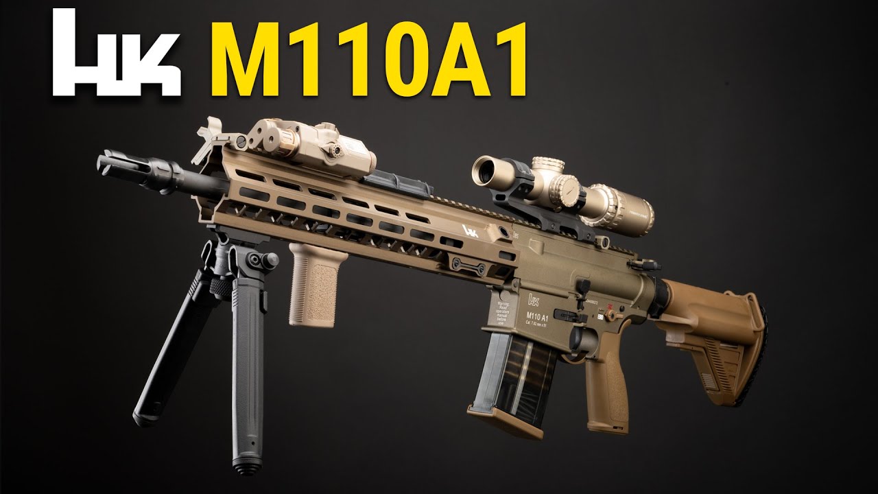 ЛУЧШАЯ готовая к использованию самозарядная винтовка? | Umarex H&K M110A1 AEG! [Обзор]
