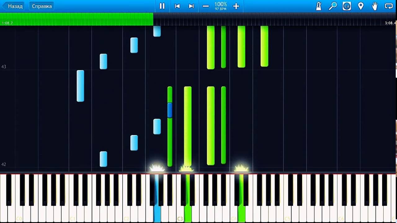 Heroes of Might and Magic III - Rampart. Piano (Synthesia)