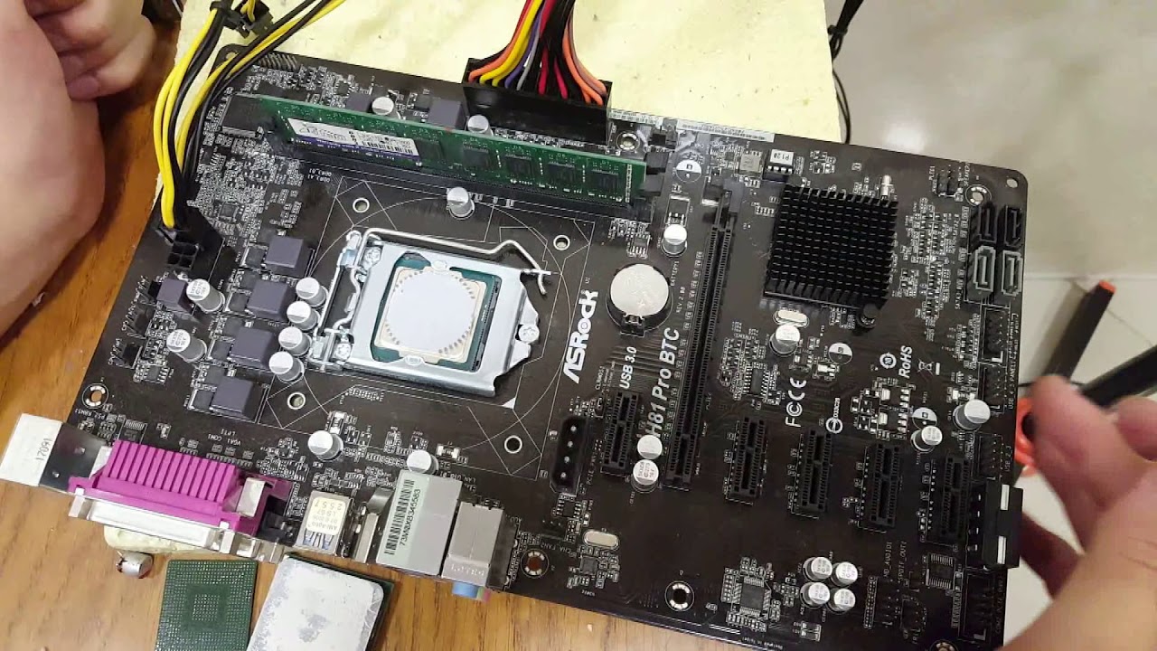 Ремонт материнской платы Asrock H81 Pro BTC