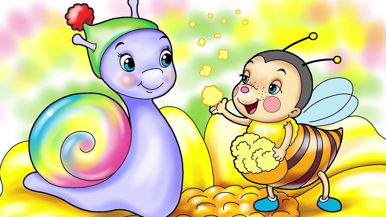 Chiocciolina Arcobaleno e l'apetta sbadata  - Storie per bambini di Primavera