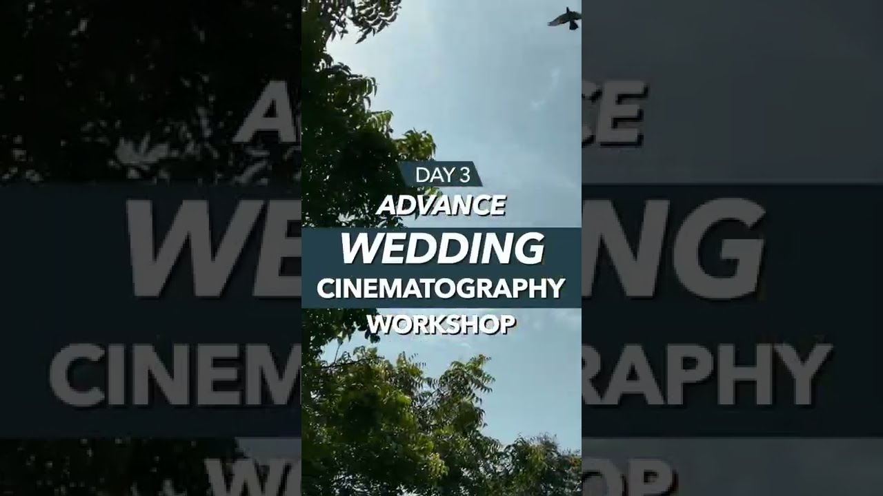 Glimpse Of The Day's 3rd || Advance Wedding Cinematography Workshop || Cinematicab #shorts  #viral