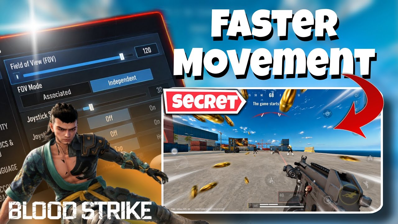 СЕКРЕТНЫЕ настройки для быстрого перемещения в BloodStrike