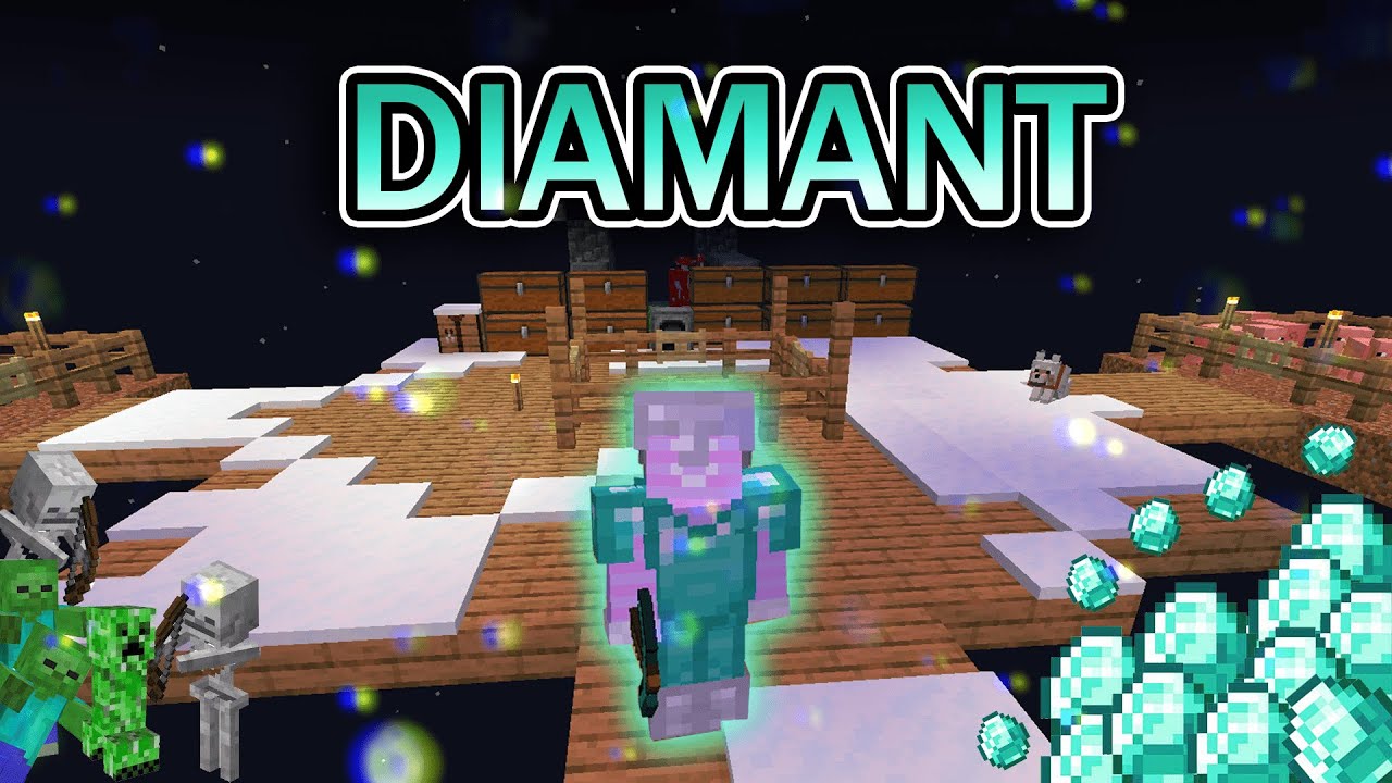 LES PREMIERS DIAMANTS DE L'AVENTURE - MINECRAFT ONE BLOC - &Eacute;PISODE 2 - 1.20.1