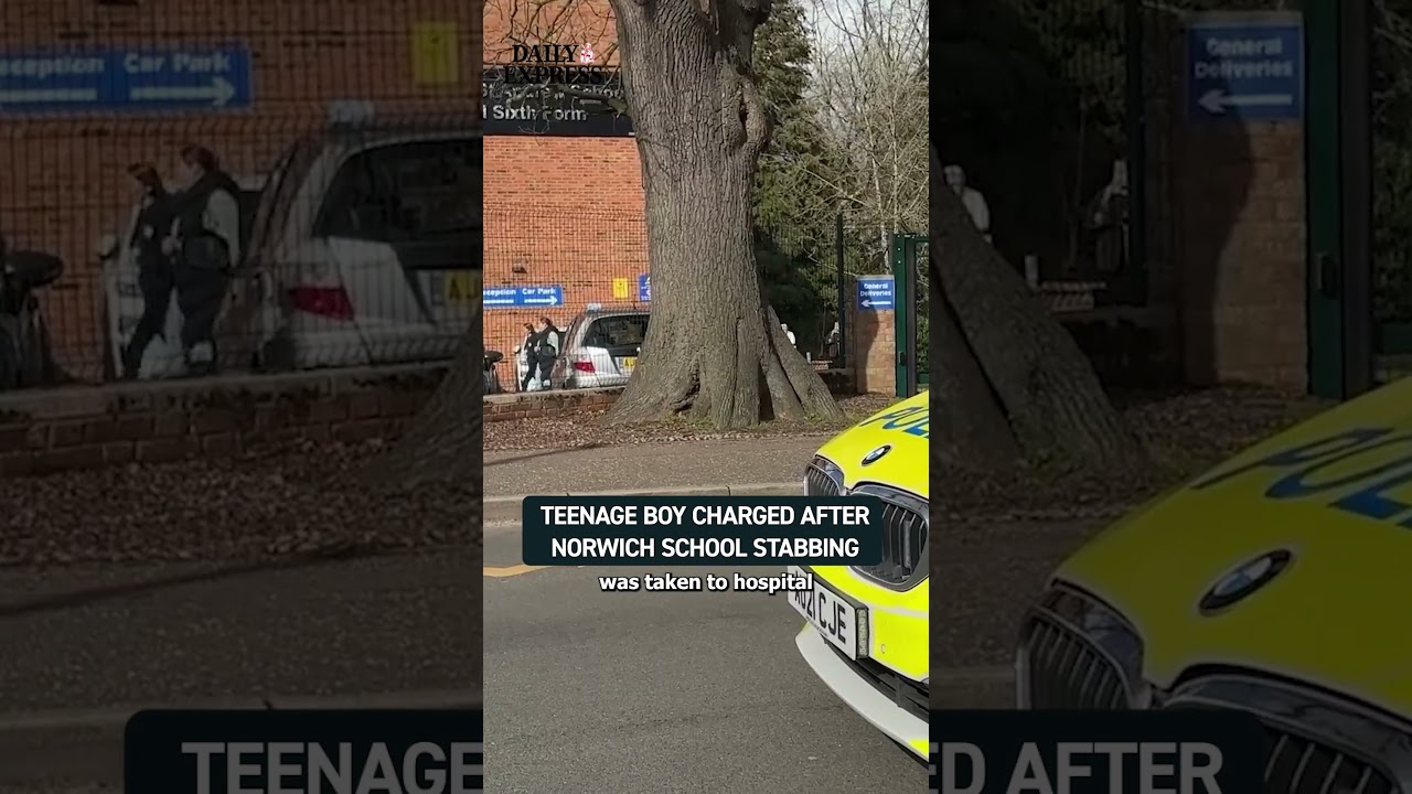 A 15 year old boy has been charged after a stabbing at a school near Norwich 🔴