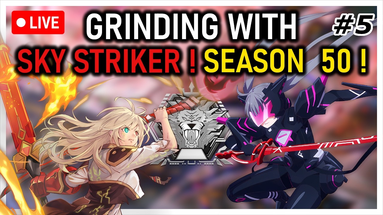 Speedrunning to Master Rank with Sky Striker ! Season  50 ! | Part 5 (Yu-Gi-Oh Master Duel)