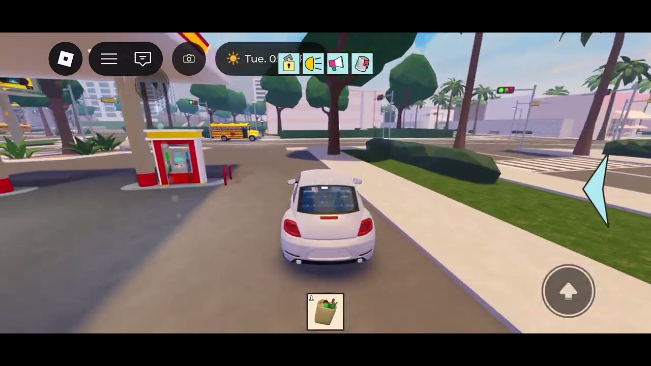 Getting juice and smoothies and groceries