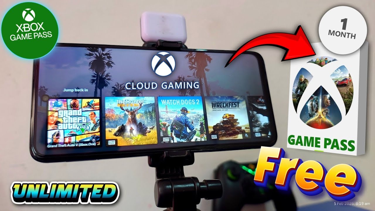 Free Xbox Premium Game Pass -Play Xbox Games on Android! #gta5 #xbox #webtoon