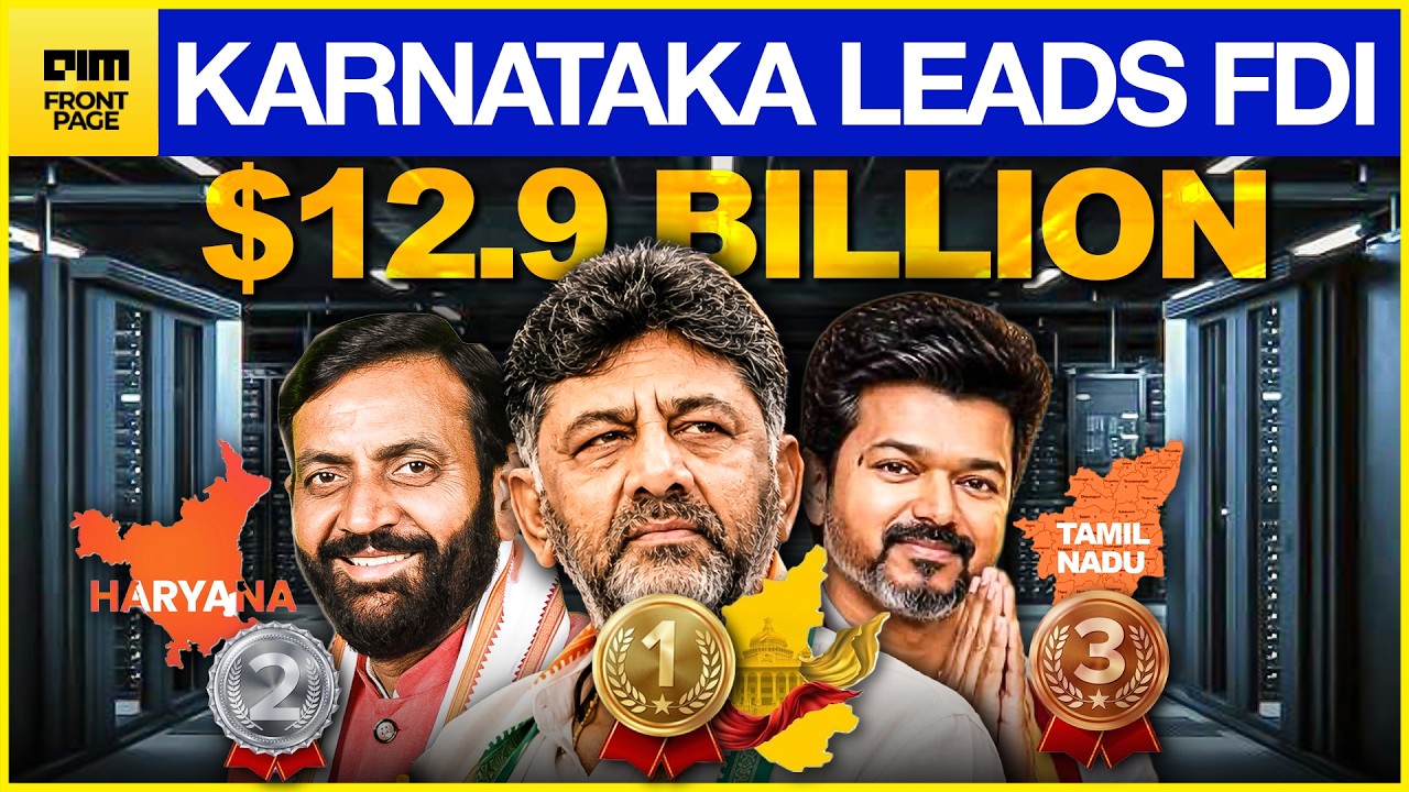 REPORT: Karnataka FDI Surges 95% to $12.9 Billion in FY2026