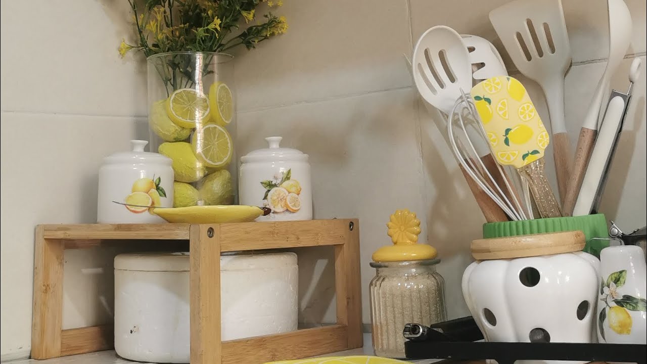 Decoración de mi cocina 🍋#verano #2025 #cocina #prichos #limones