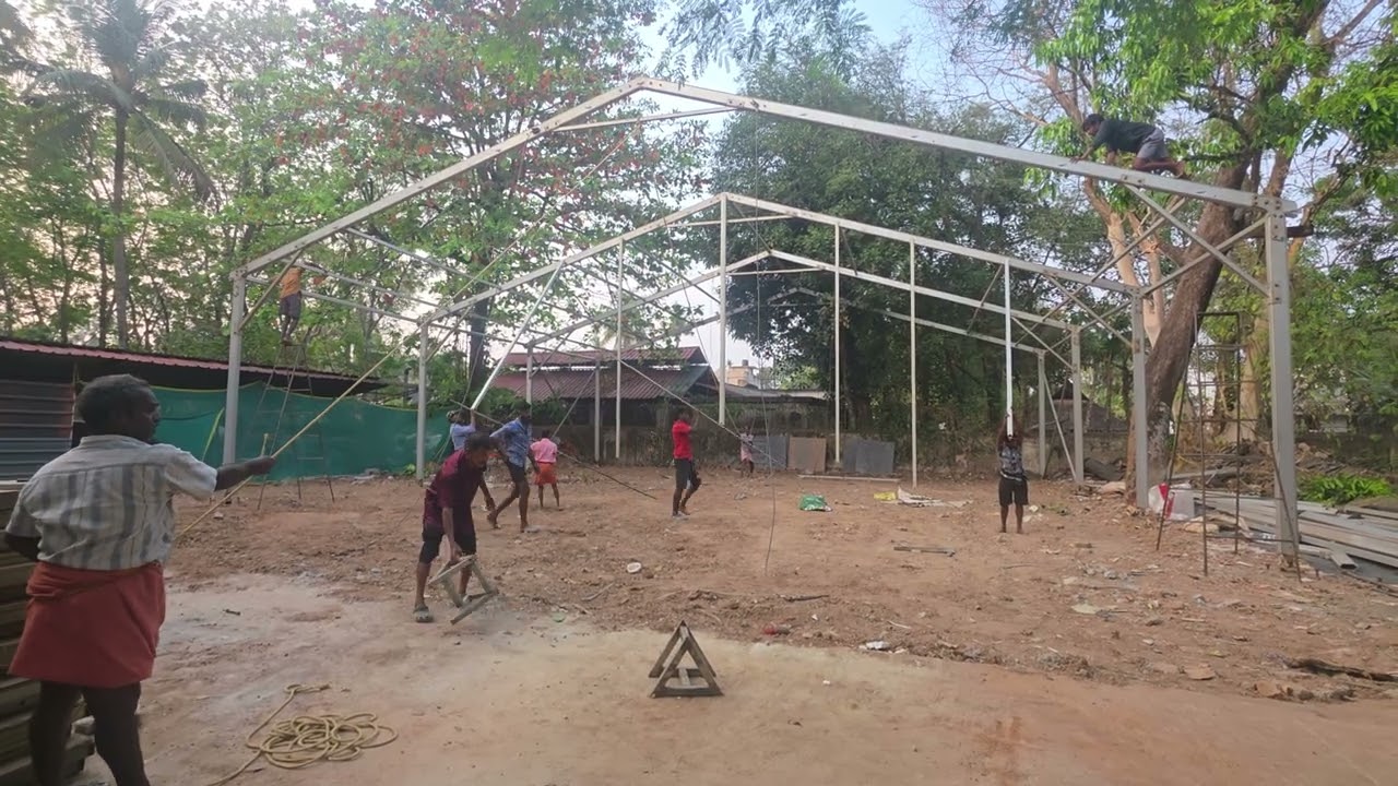 German tent in Kottarakkara, Kollam, for an exhibition inaugurated by Kerala CM Pinarayi Vijayan.