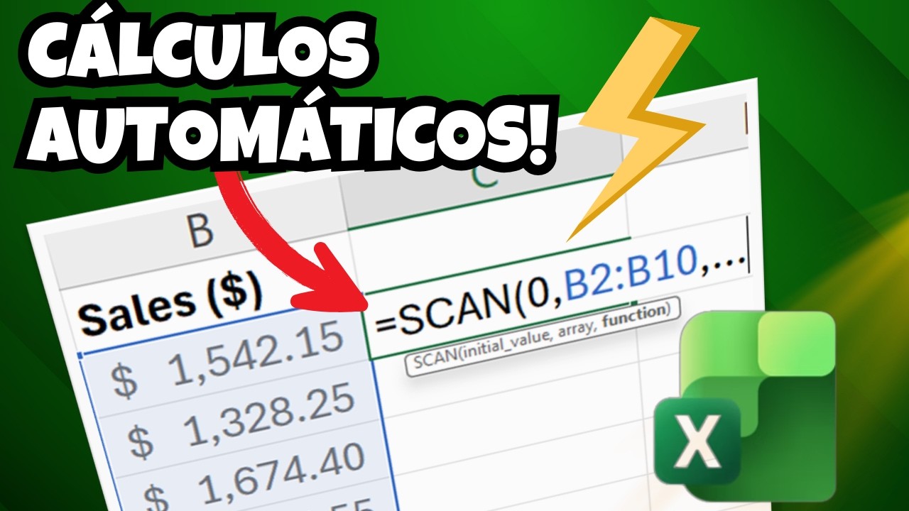 ⚡ SCAN en Excel: la nueva forma de hacer cálculos acumulativos sin fórmulas complicadas