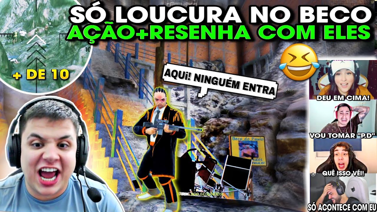 Os trapalhões Paulinho o Loko e Red Dia de Muita Ação no Beco Do Paulo + Resenha Gta Rp