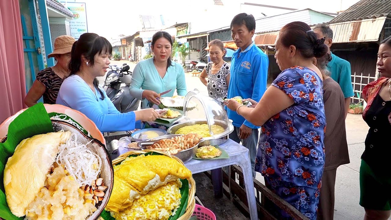 Chỉ 5K Có Ngay XÔI BÁNH KẸP SẦU RIÊNG Ngon Bá Cháy!