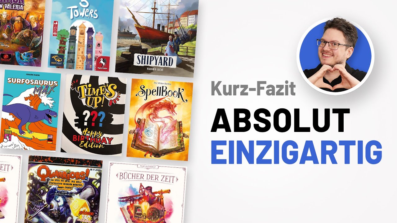 Skurrile und neue Brettspiele im Kurz-Fazit