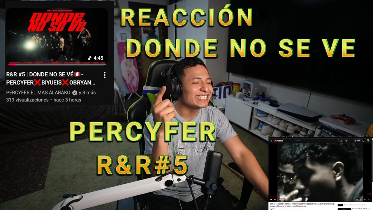 🇵🇪Reacción a ✨PERCYFER ✨*DONDE NO SE VE*