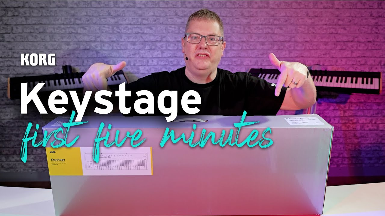 Распаковка и настройка Korg Keystage — ваши первые пять минут