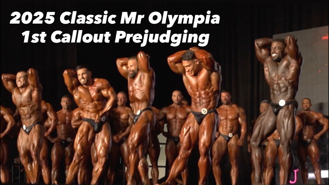 2025 Classic Mr Olympia Prejudging / 1st Callout