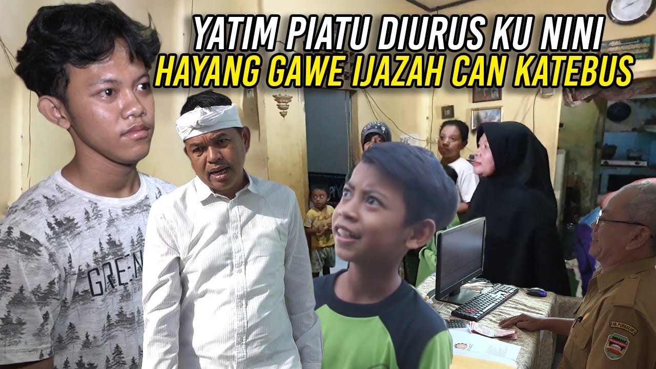 TEGUR KELUARGA YATIM RUMAH BERANTAKAN | KANG DEDI AMBIL IJAZAH YANG BELUM TERBAYAR