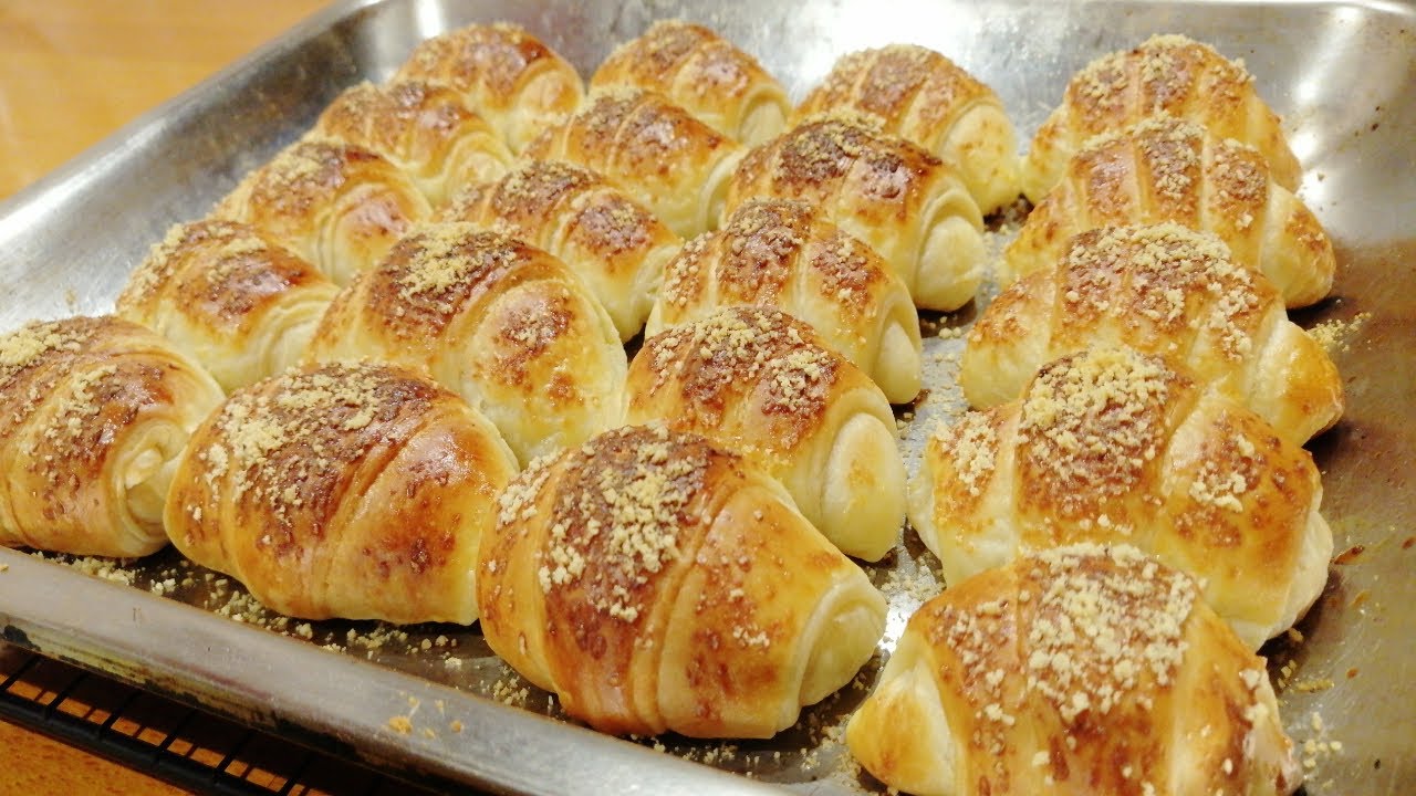 Bizcochos con Queso | Cruasanes rellenos con queso