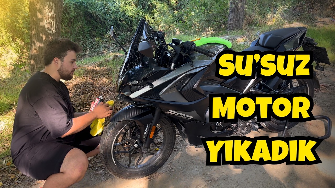 Susuz Motosiklet Nasıl Yıkanır ?