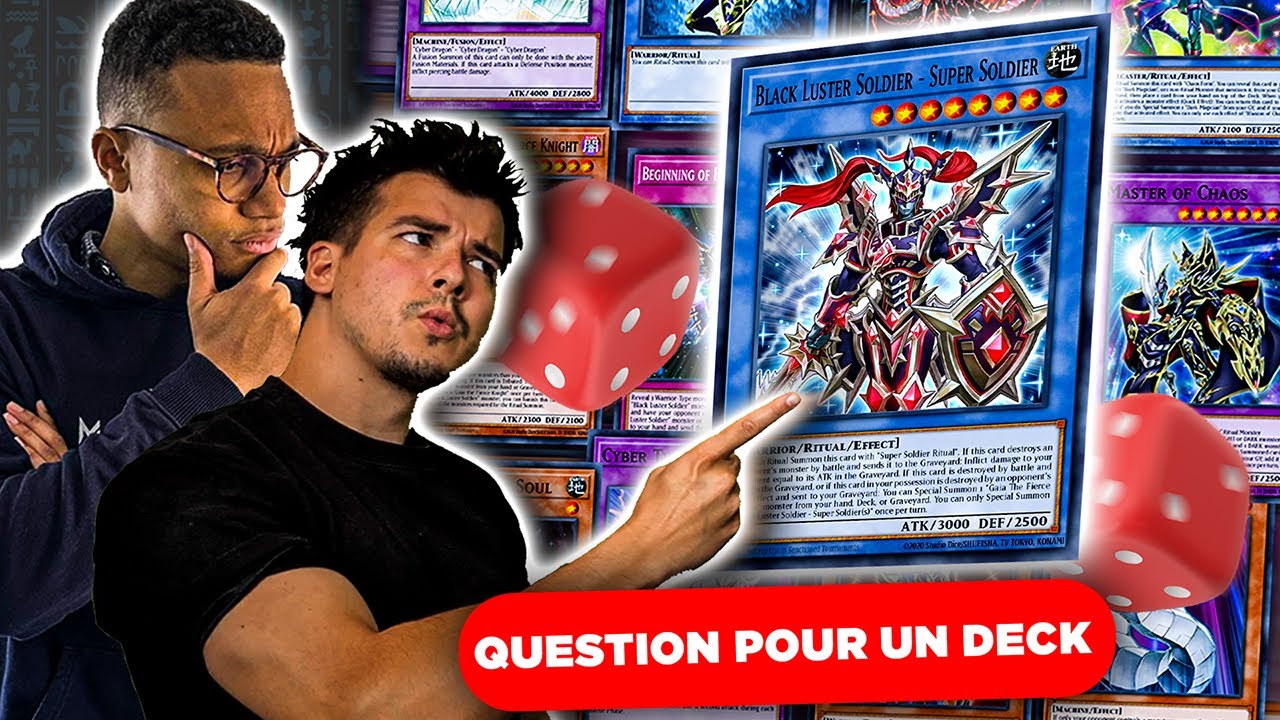 YU-GI-OH MAIS ce Quiz détermine notre DECK ! (Puis on s'affronte)