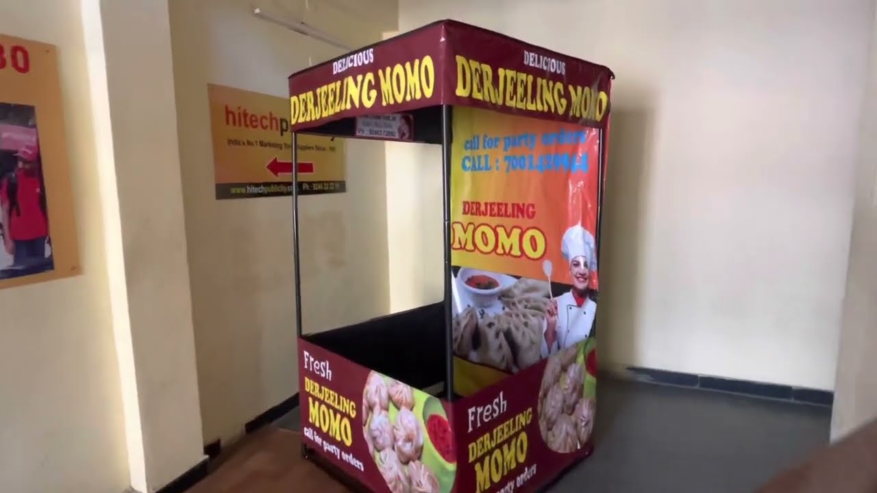 Momo sales tents supplies momo businesses counters momo demo tents with printing supplies