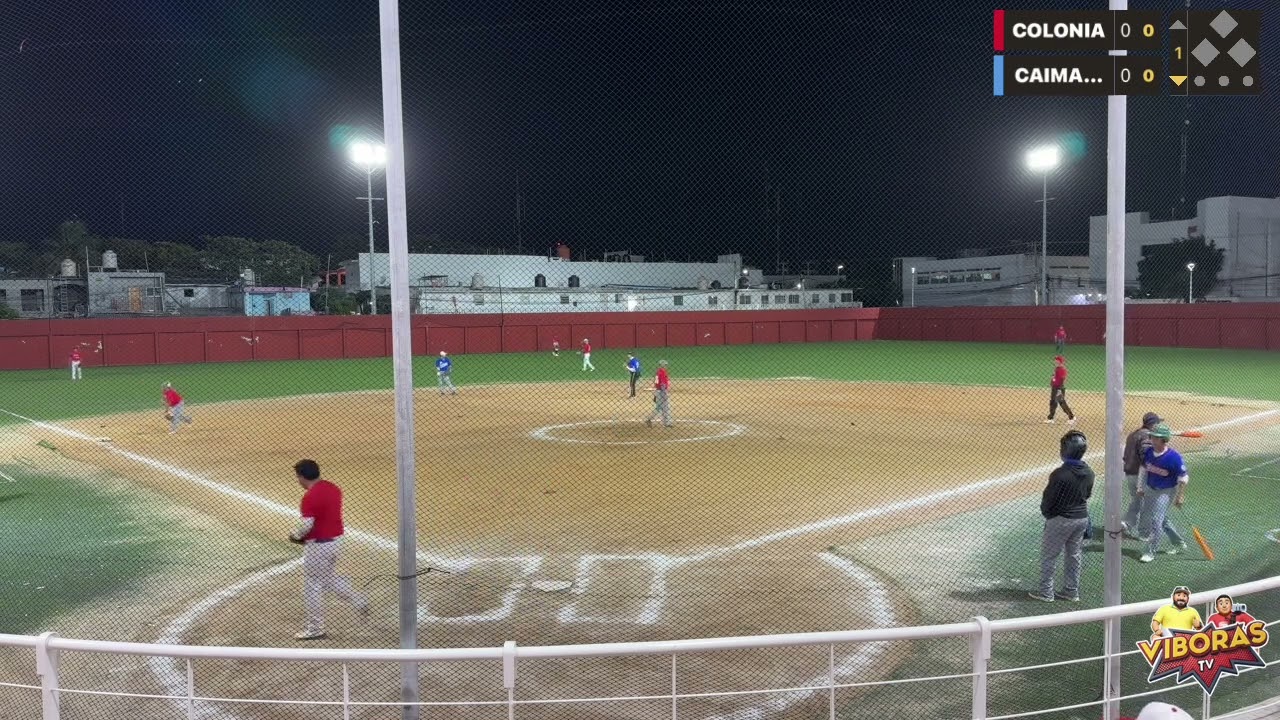 Softbol Cat 3ra B La Colonia vs Caimanes