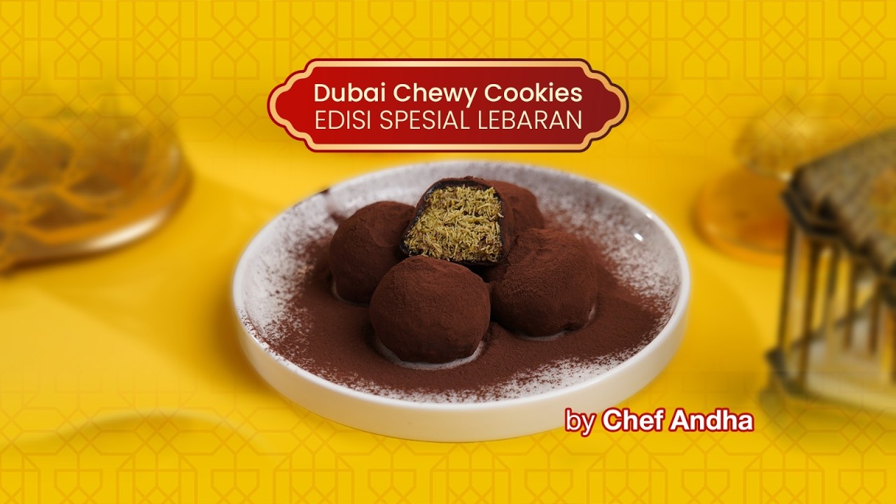 RESEP VIRAL!! Dubai Chewy Cookies🍪 RAHASIA JUALAN AUTO LAKU PAS LEBARAN!!🌙✨