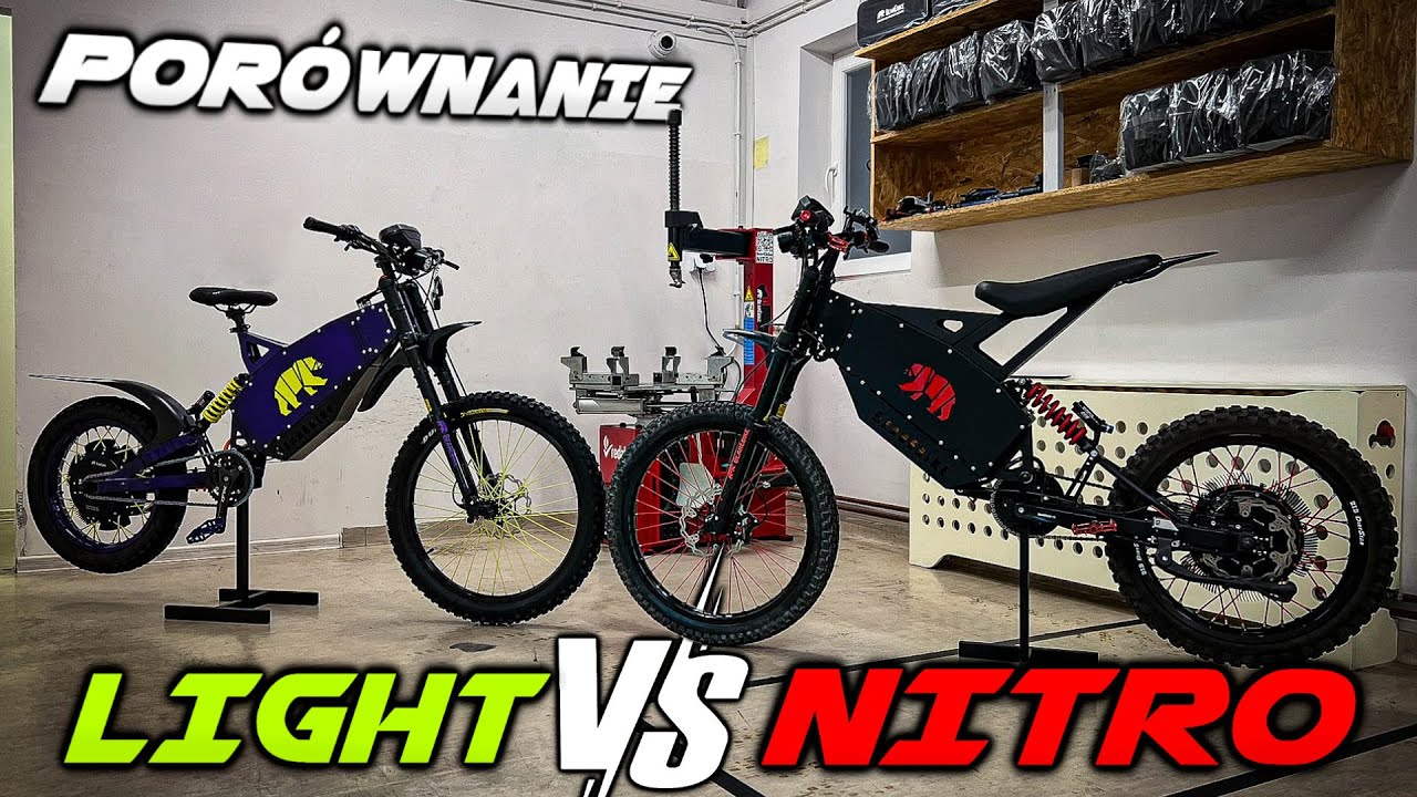 BearEbike Light vs BearEbike Nitro - Porównanie modeli