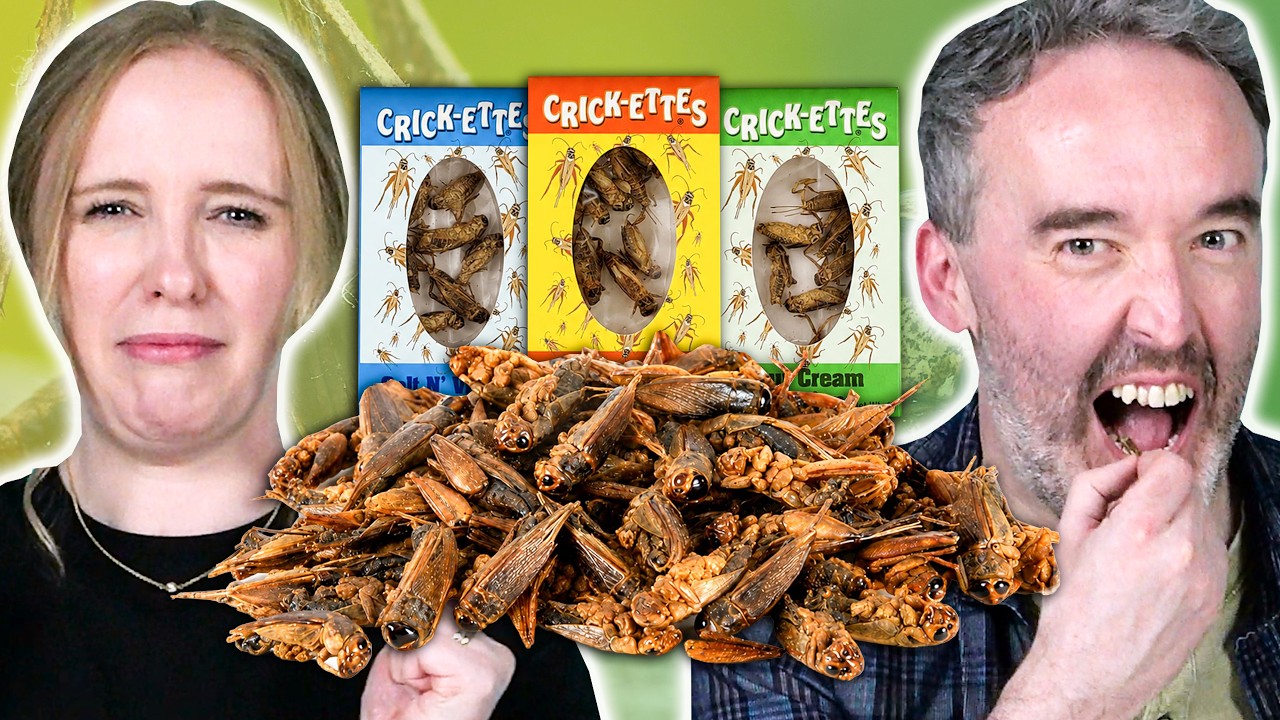 Irish People Try Edible Crickets
