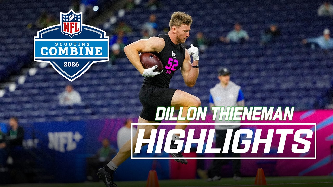 Dillon Thieneman's 2026 NFL Scouting Combine Workout (jump)