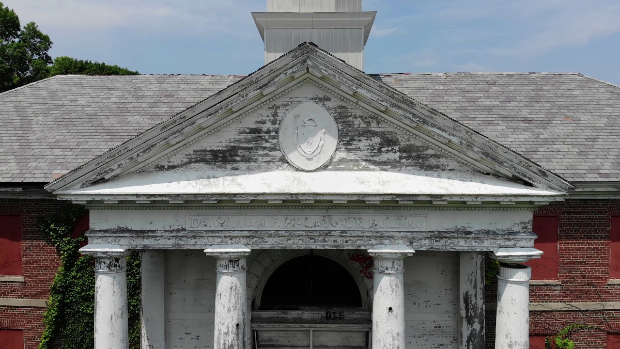 4K Abandoned Metropolitan State Hospital, Waltham MA - DJI Mavic Air Drone