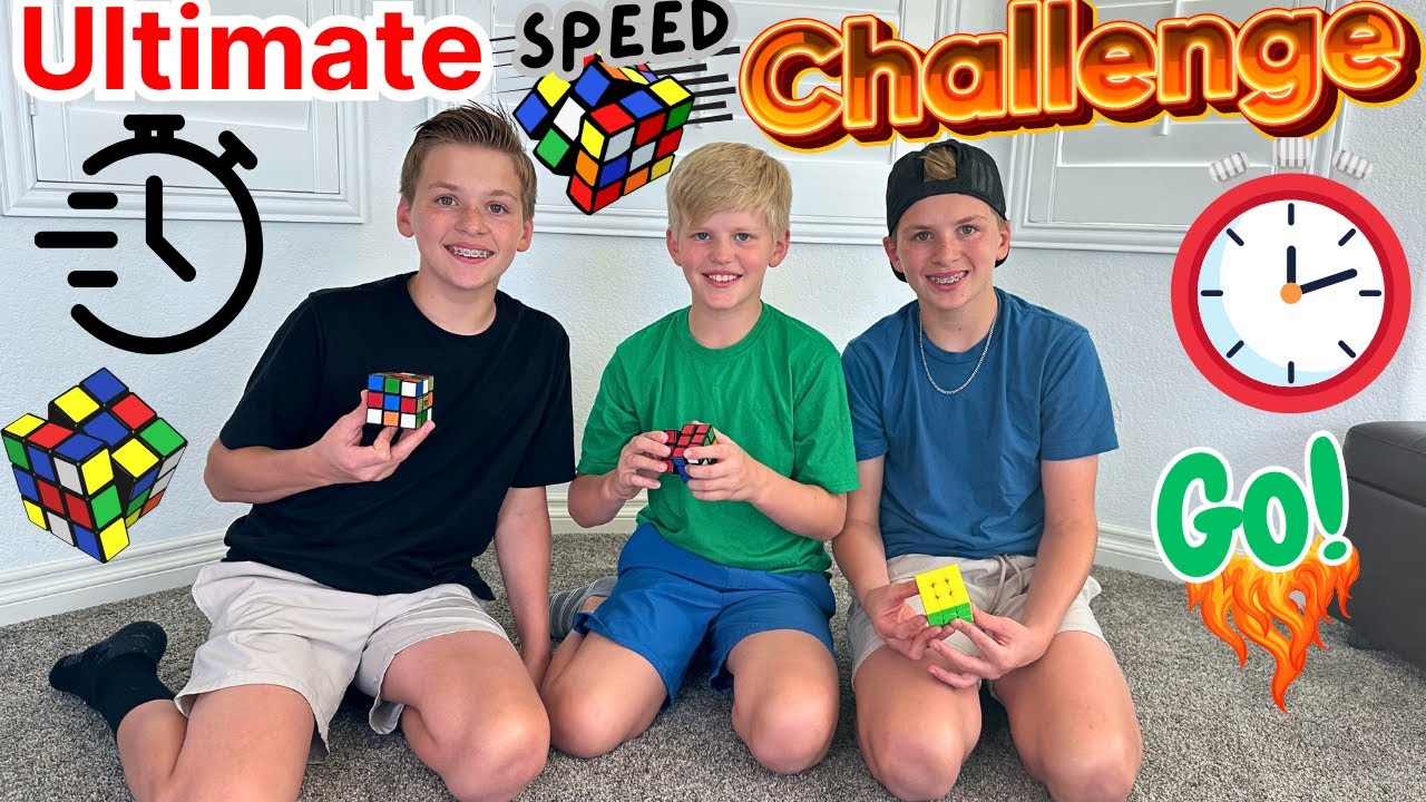 Ultimate Solving CHALLENGE!  3-2-1 Go!