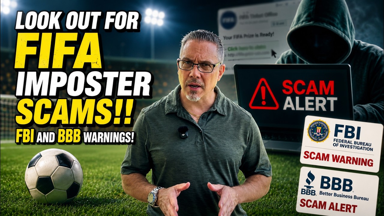 Scammers are targeting World Cup fans! Look out for these FIFA imposter Scams!!