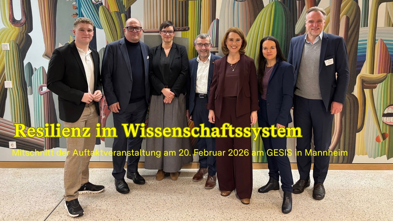 Resilienz im Wissenschaftssystem - Mitschnitt der Veranstaltung vom 20. Februar 2026 in Mannheim