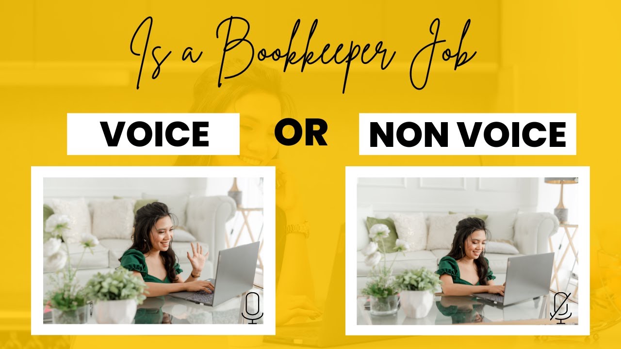 Is A Bookkeeper Job Non Voice or Voice?  | Kajea Vlogs