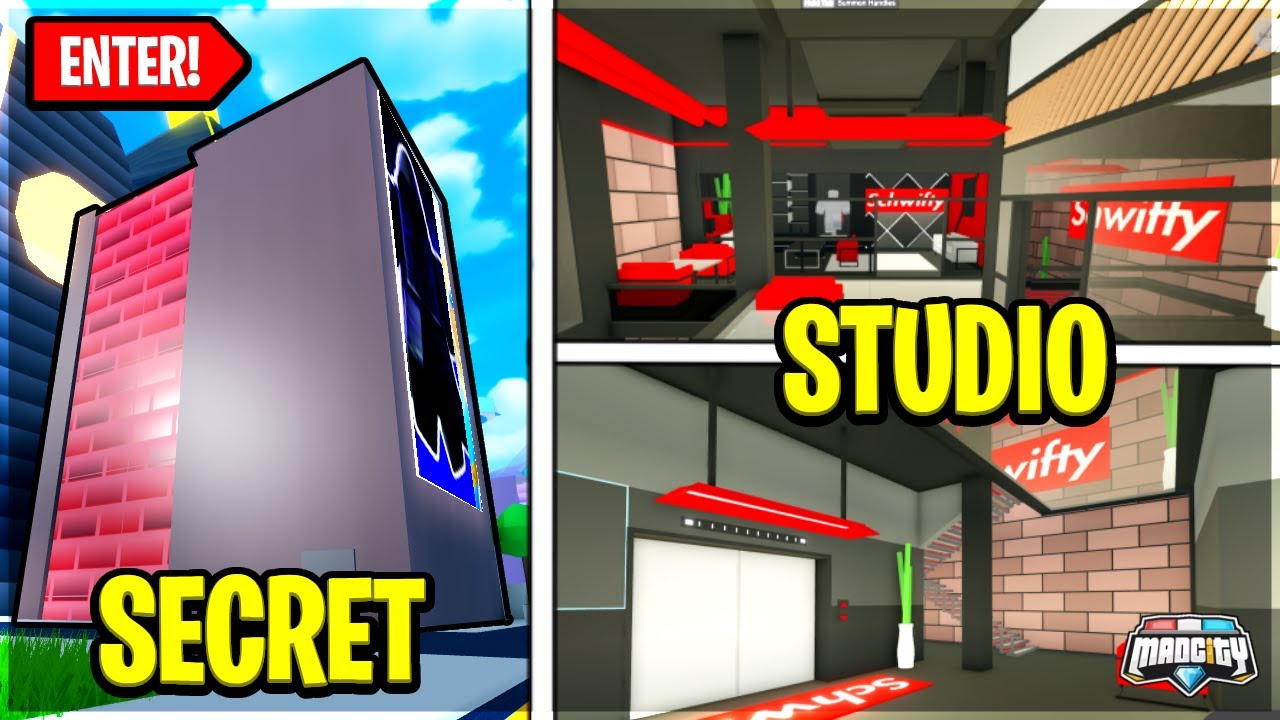 🤫*Secret* Schwifty Studios Building | Roblox Mad City