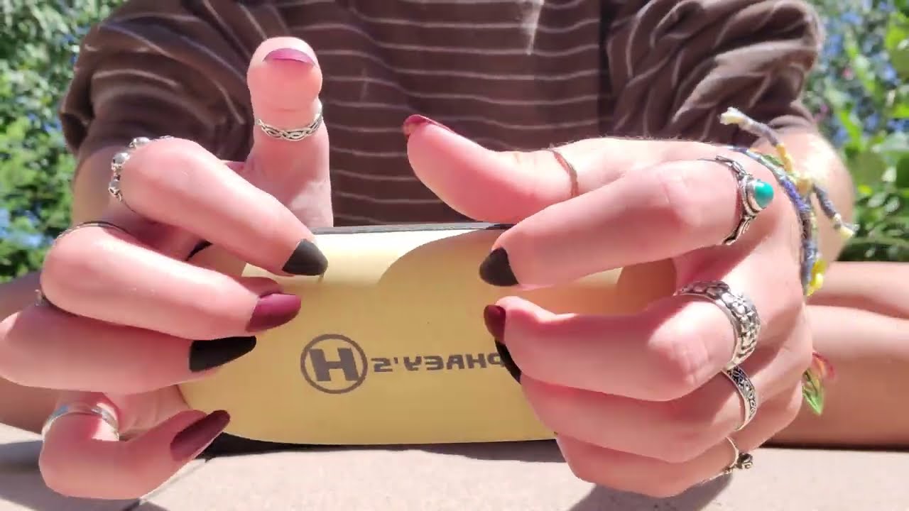 ASMR Fast Tapping on Objects Outside | lofi, no talking, tapping and scratching triggers, bug sounds