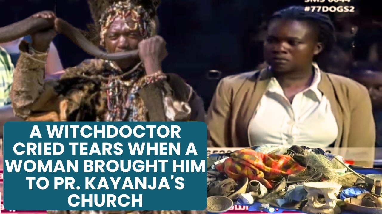 A Witchdoctor Cried Tears When A Woman Brought Him to Pr. Kayanja's Church