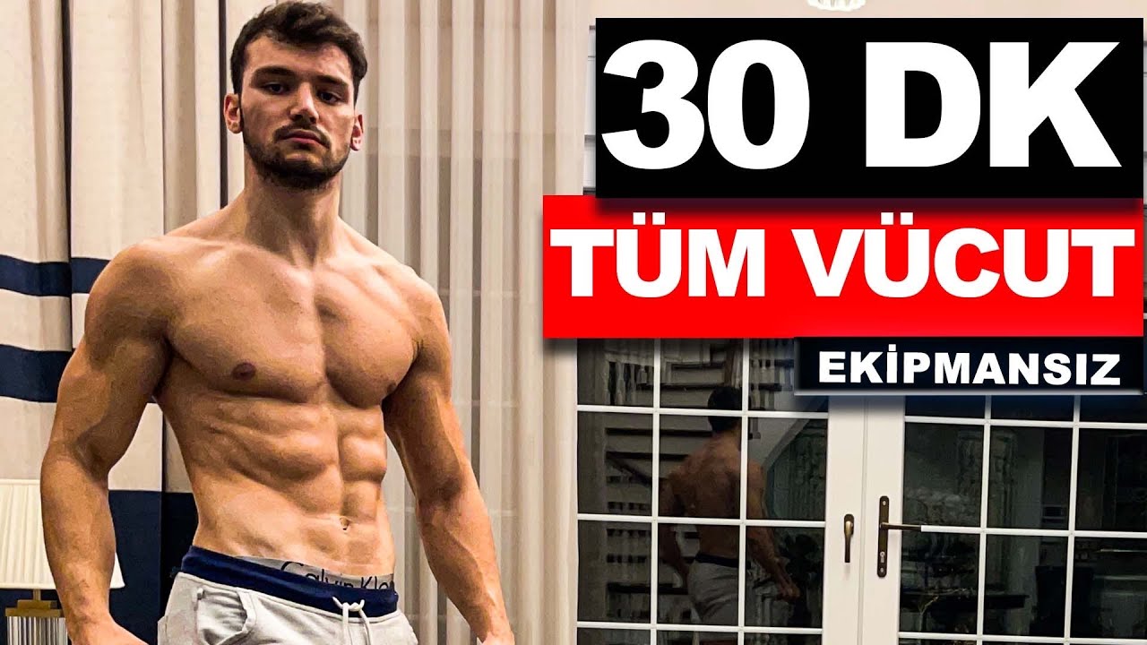 30 DK Müthiş Tüm Vücut Antrenmanı // Evde Kas Yaparken Yağ Yak! | velikaans