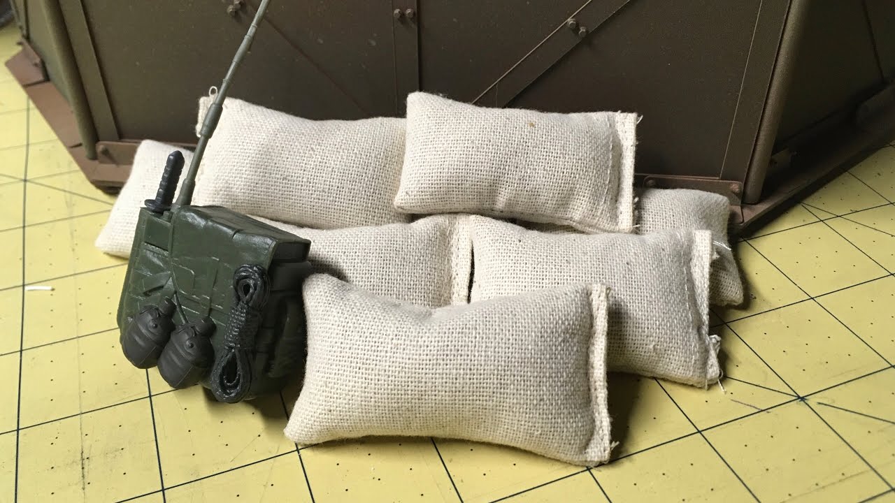 My review on these custom made Sand Bags for your GI Joe diorama.