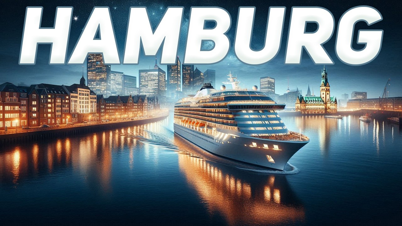 How These Massive Cruise Ship Navigate the Hamburg Narrow Elbe River