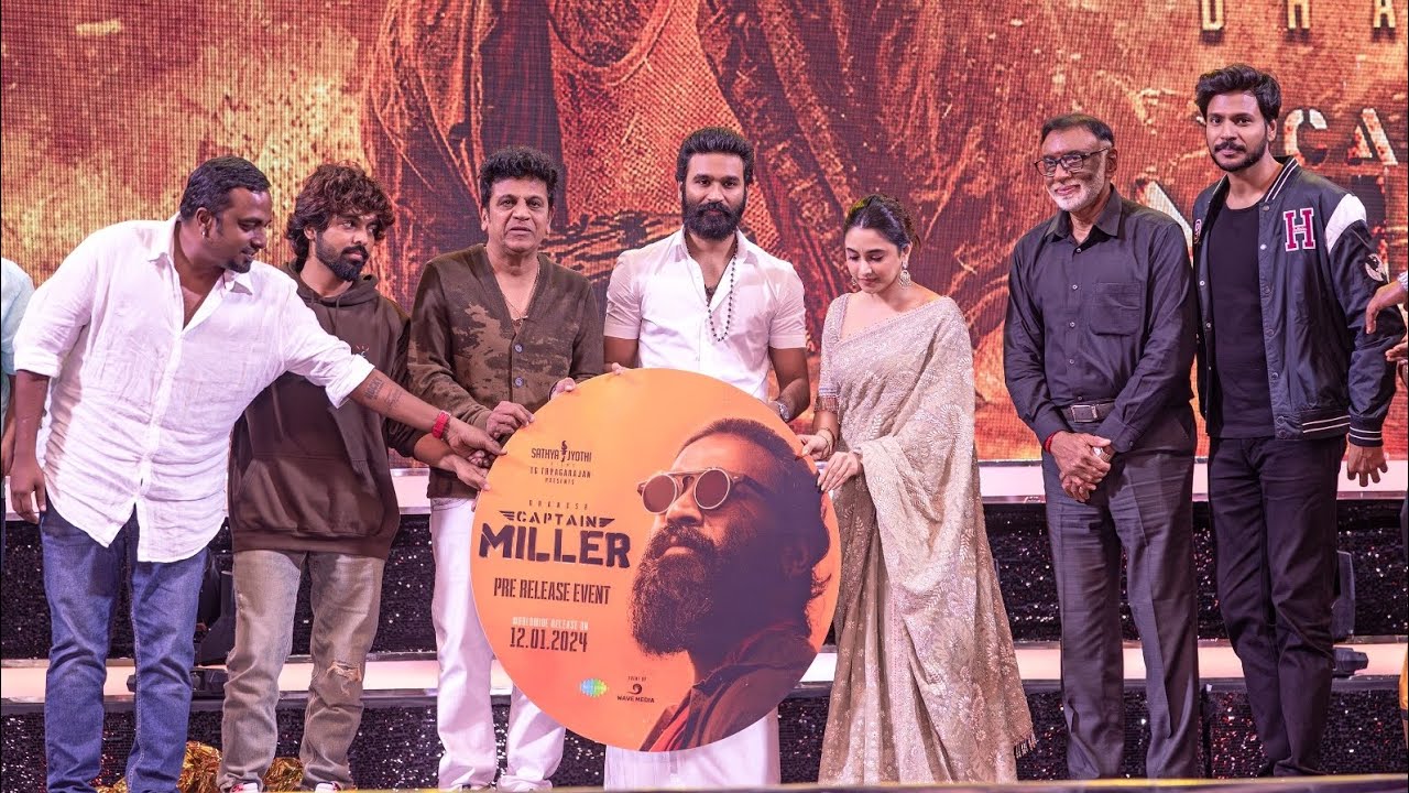 Captain Miller Movie Audio Launch Event Exclusive Stills KK Infotainment