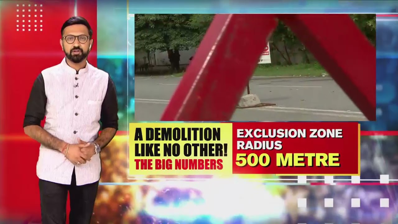 Noida Twin Tower Demolition: Blast Duration 9 Secs; Quantity Of Explosives 3700 kg | Big Numbers