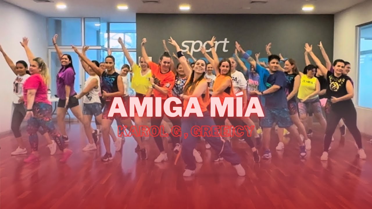 Amiga Mía - KAROL G, Greeicy - ZUMBA - Coreografía completa - ZinFabiWills 