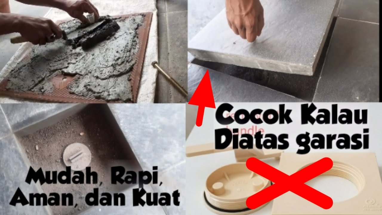 Cara membuat tutup bak kontrol